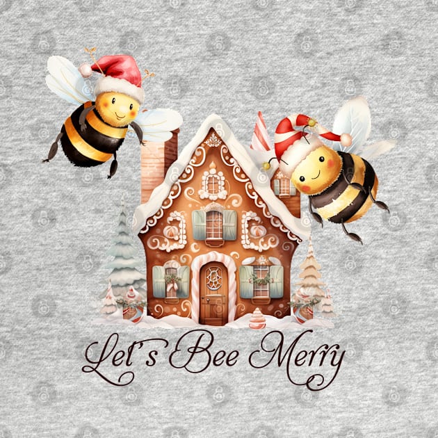 Funny Christmas Bee Quote by Chromatic Fusion Studio